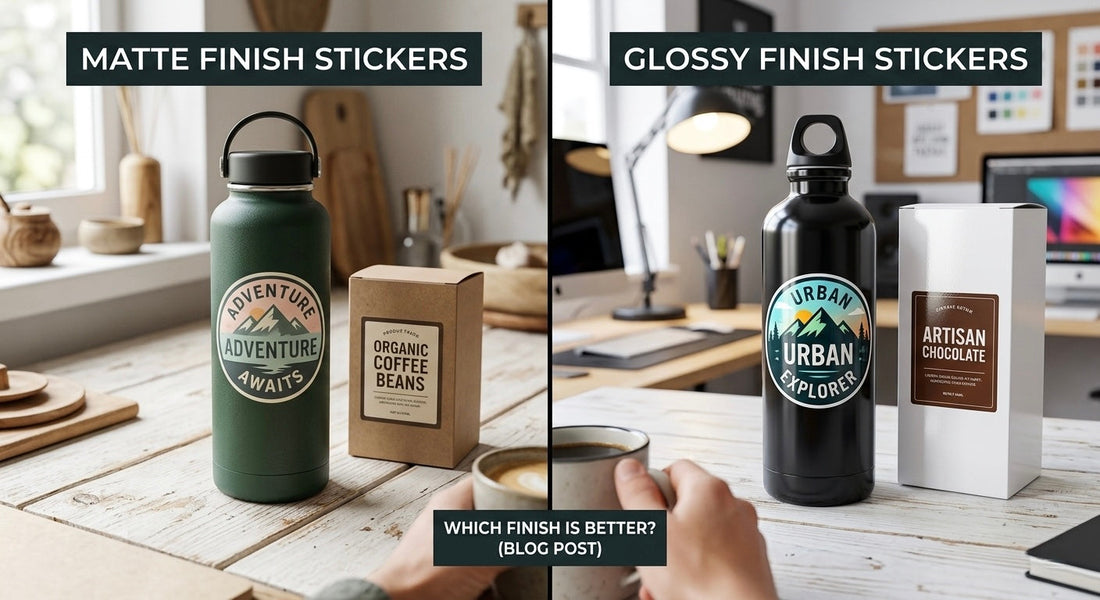Matte vs Glossy Stickers: Which Finish Is Better?